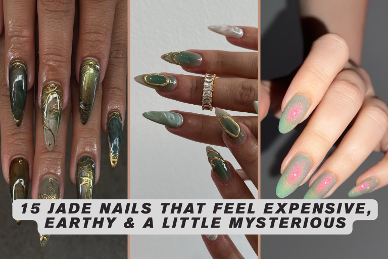 15 Jade Nails That Feel Expensive, Earthy & A Little Mysterious