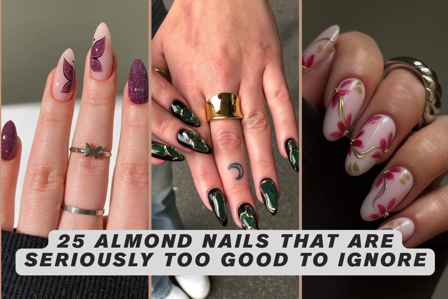 25 Almond Nails That Are Seriously Too Good to Ignore