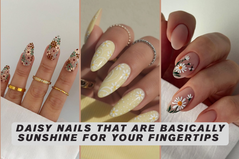 Daisy Nails That Are Basically Sunshine for Your Fingertips 